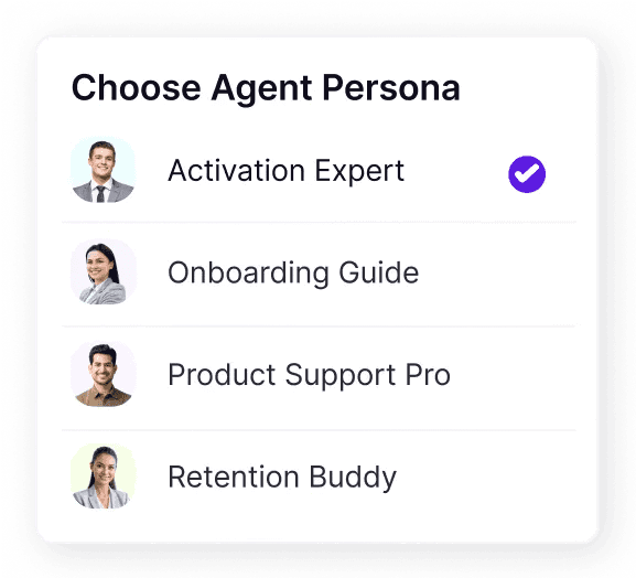 Configure agent persona