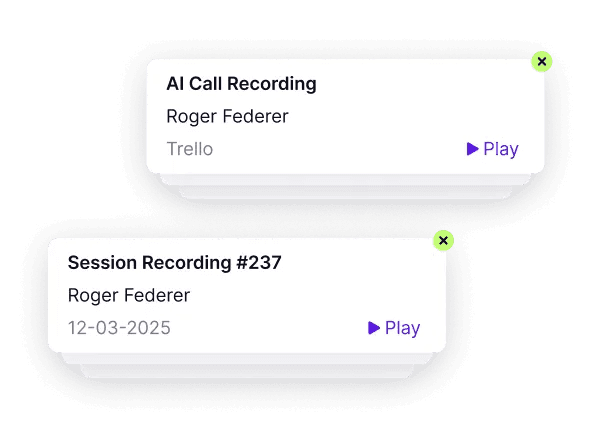 In-app real-time alerts